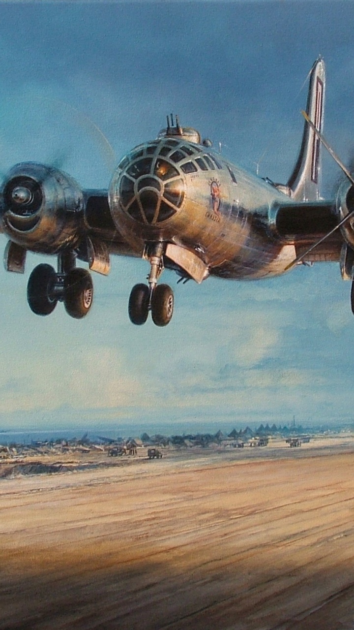 Обои Боинг Б-29 Суперфортресс, самолет, самолеты, авиация, Боинг б-17 летающая крепость в разрешении 720x1280