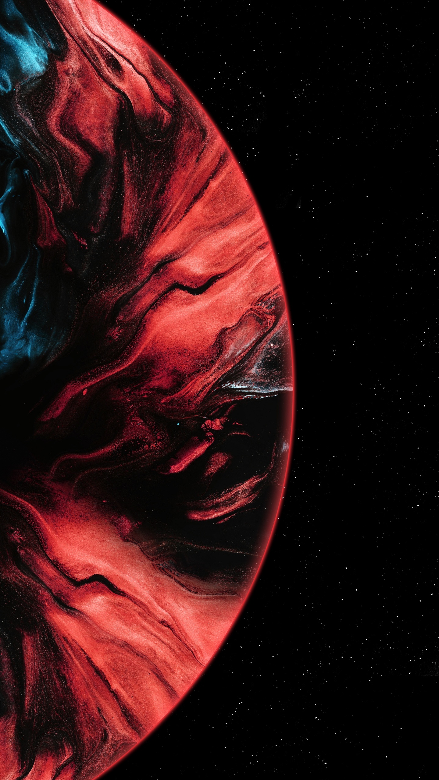 Обои живопись, абстрактное искусство, арт, визуальное искусство, фрактальное искусство в разрешении 1440x2560