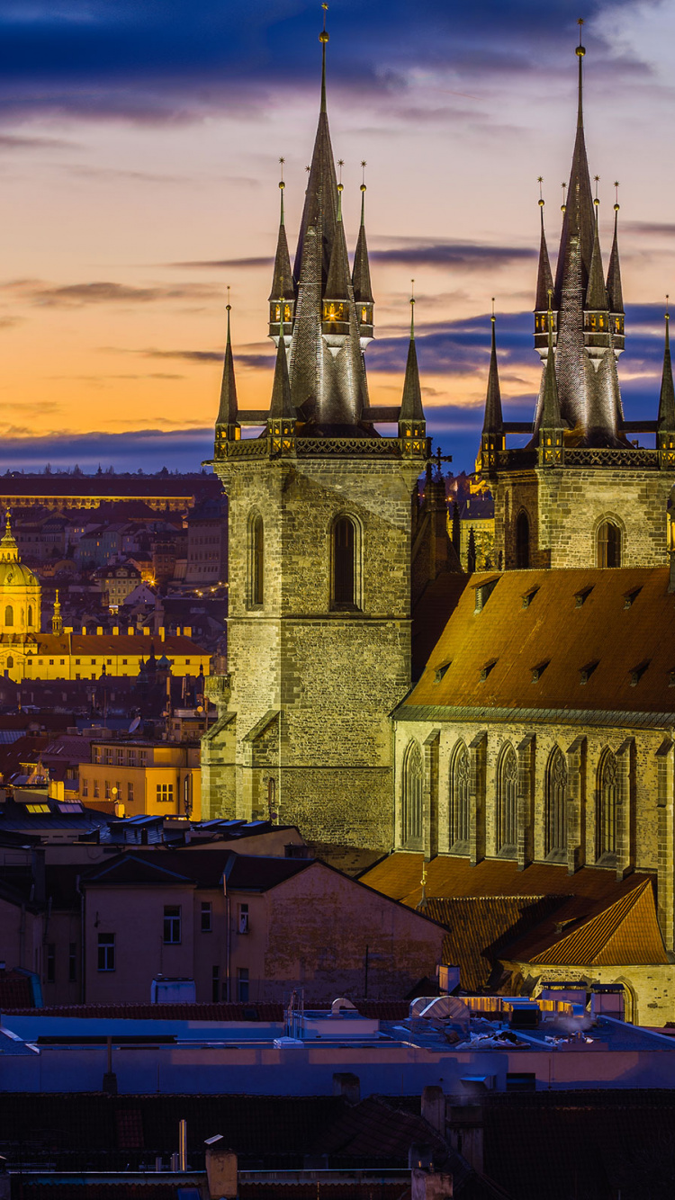 Обои ориентир, город, городской пейзаж, городской район, метрополия в разрешении 750x1334