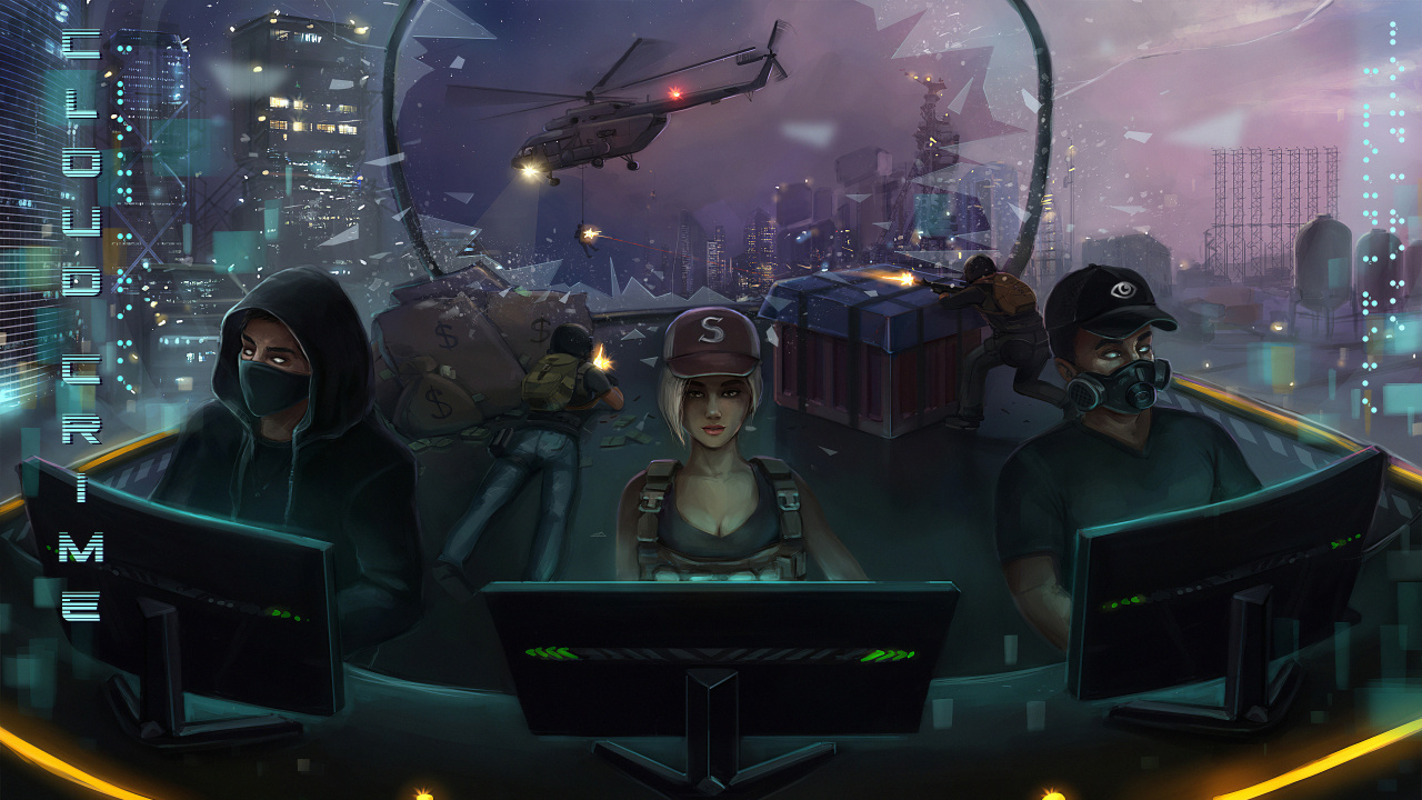 Обои видеоэффекты, геймер, темнота, игра-боевик, событие в разрешении 1280x720