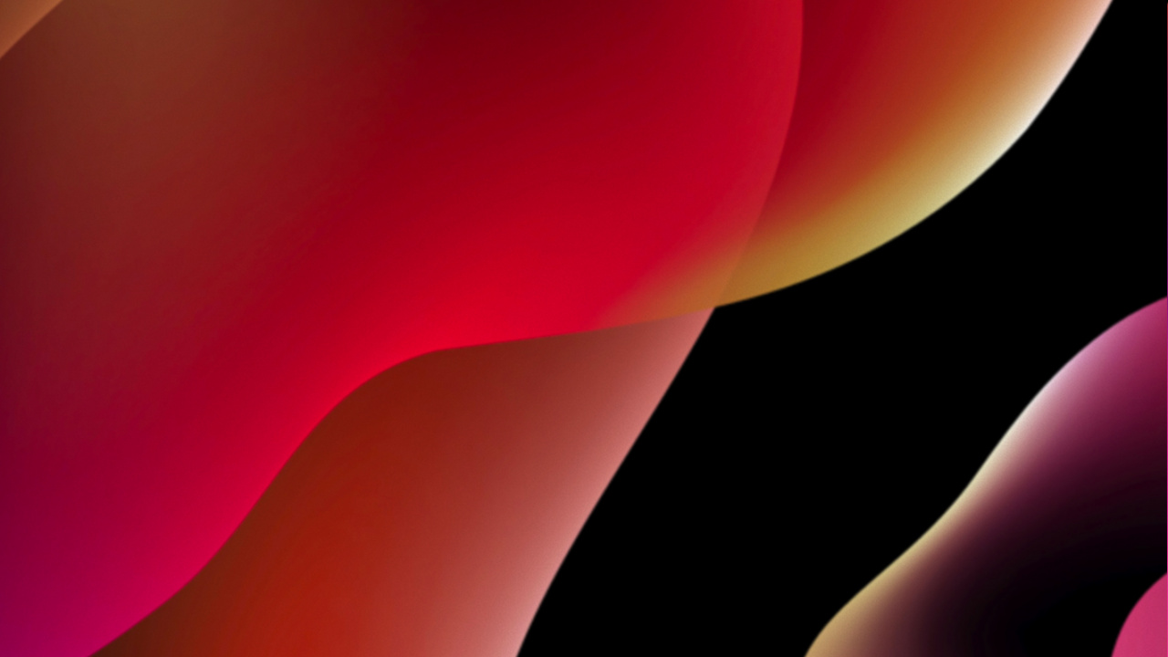 Обои графика, яблоко, дизайн, цветной, красочность в разрешении 1280x720