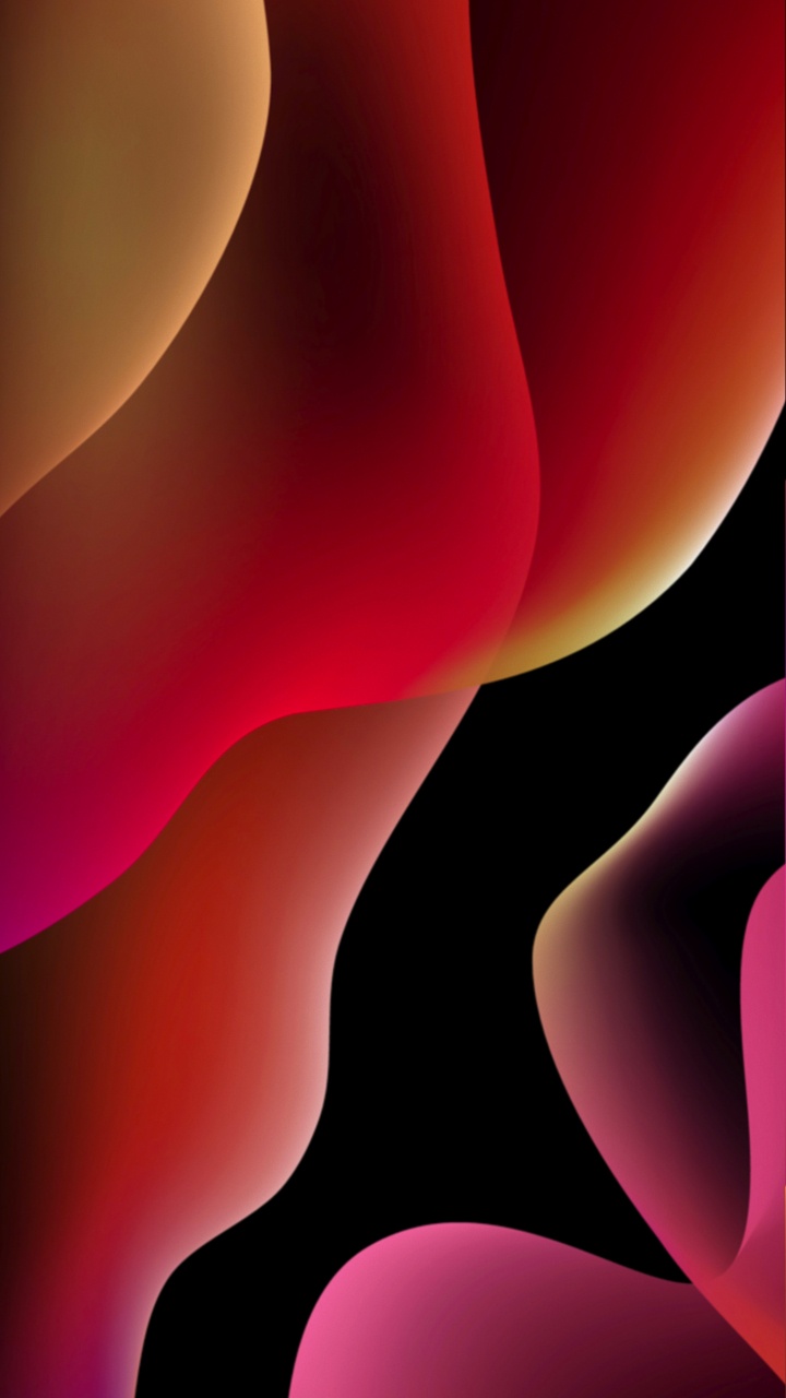 Обои графика, яблоко, дизайн, цветной, красочность в разрешении 720x1280