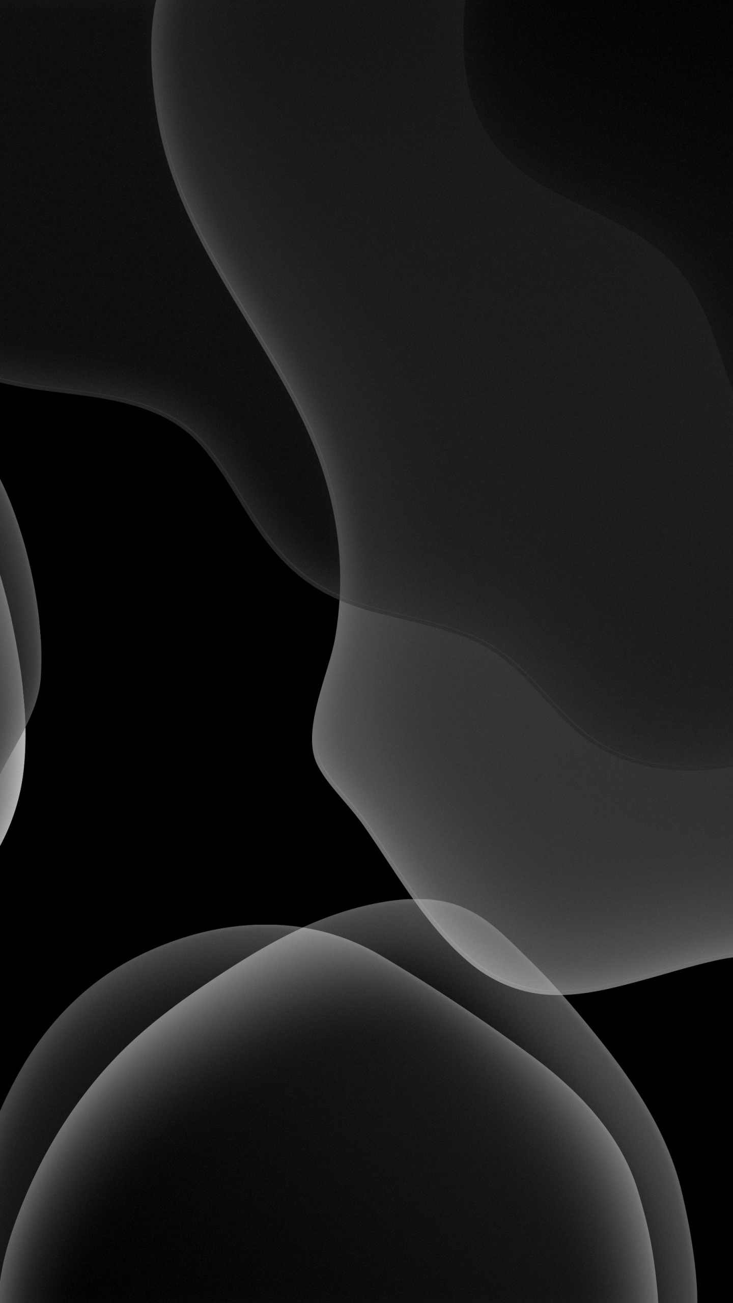 Обои iOS 13, Свет-в-темный цвет схема, ios, iOS 16, черный в разрешении 1440x2560