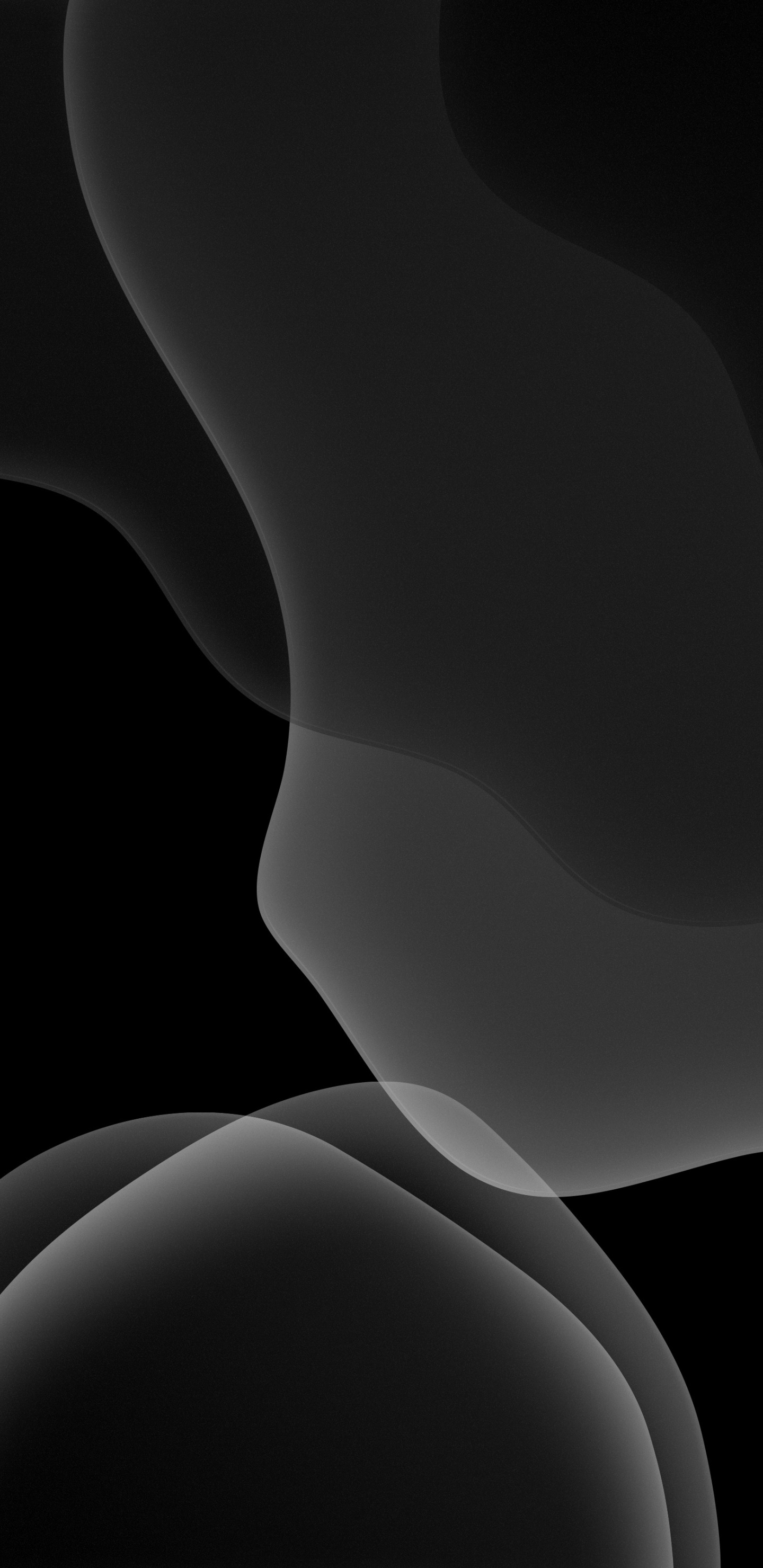 Обои iOS 13, Свет-в-темный цвет схема, ios, iOS 16, черный в разрешении 1440x2960