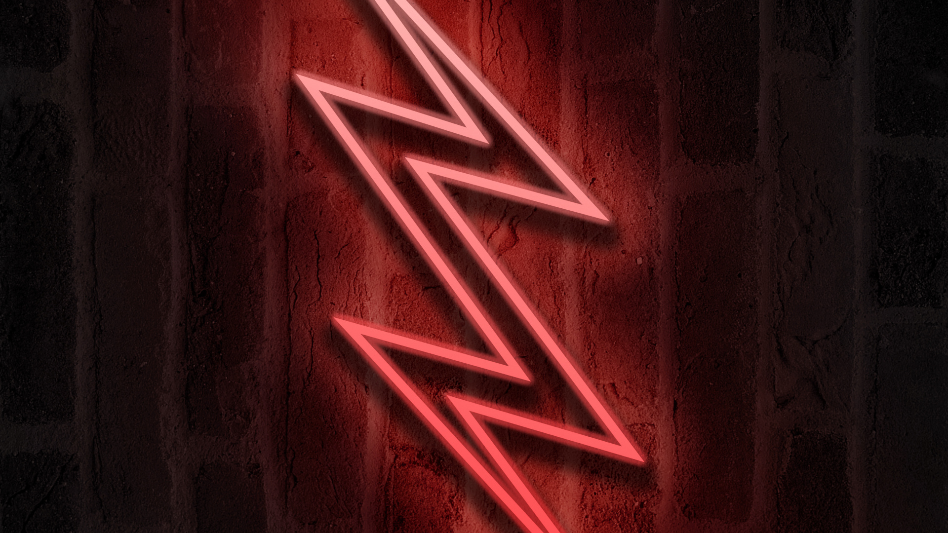 Обои свет, неоновая вывеска, треугольник, Янтарь, древесина в разрешении 1920x1080