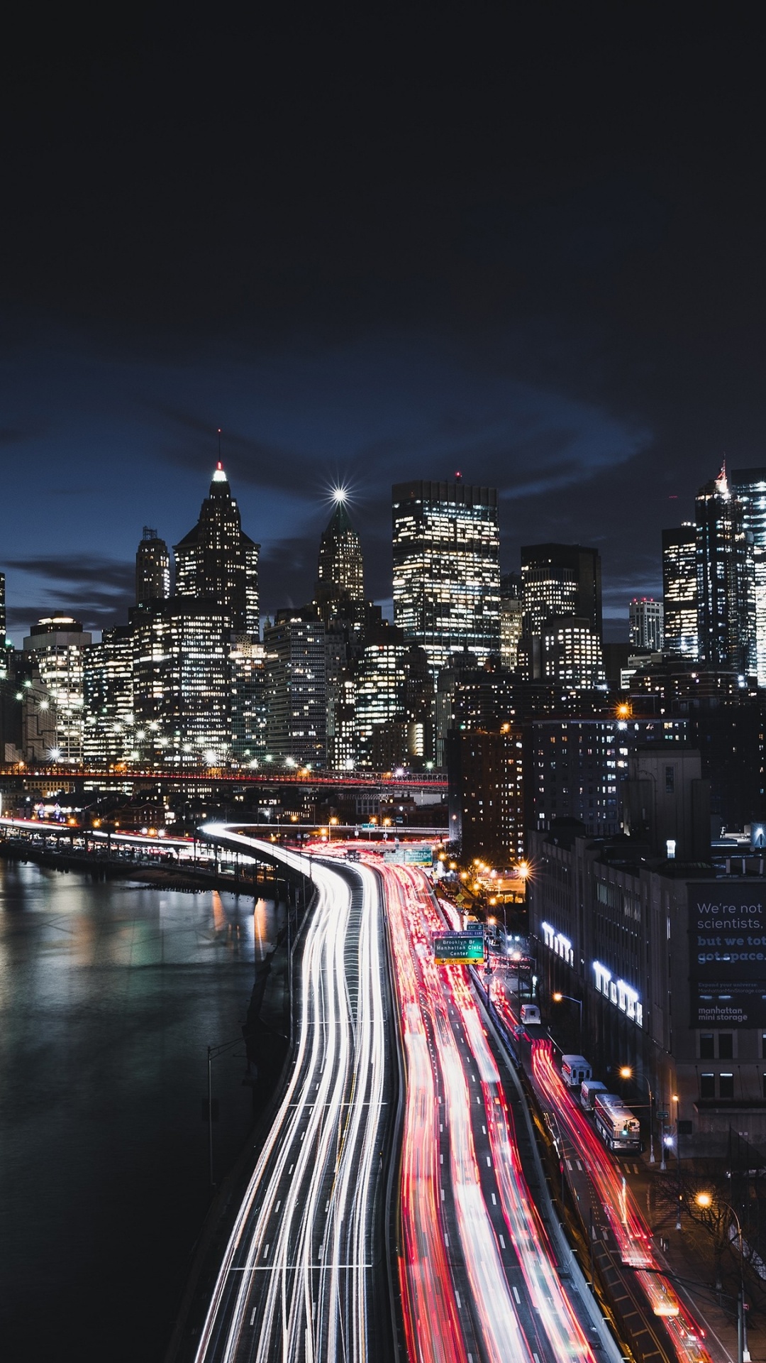 Обои Манхеттен, Бронксвилл, вода, здание, небоскреб в разрешении 1080x1920