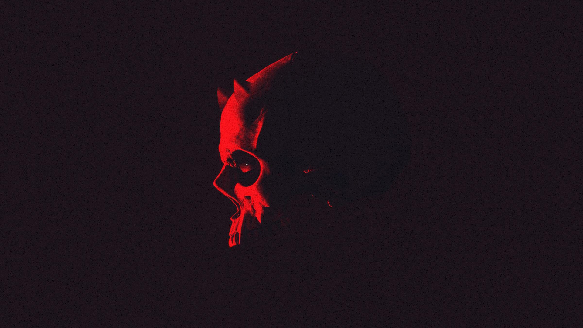 Обои темнота, красный цвет, графика, Представление, земля в разрешении 1920x1080