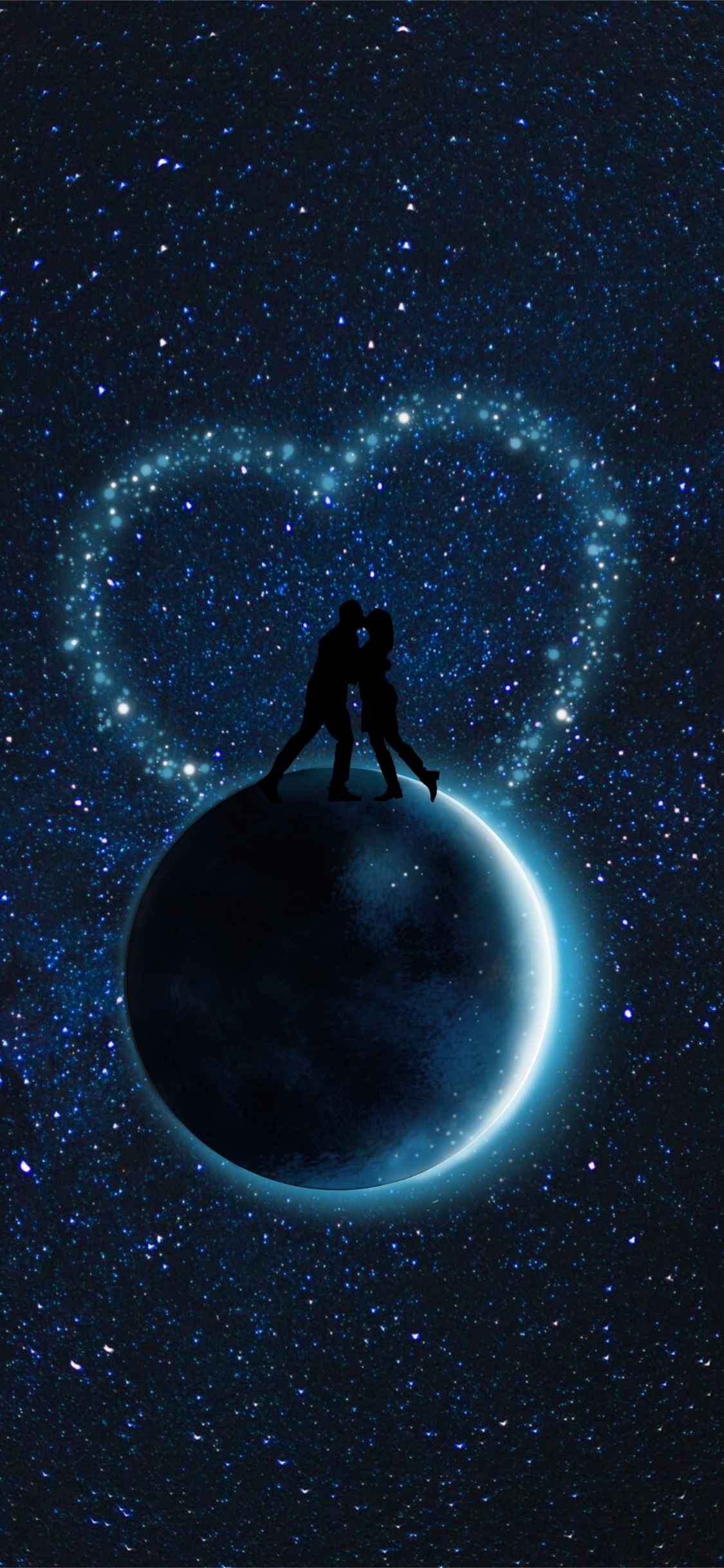 Обои арт, астрономический объект, космическое пространство, космос, атмосфера в разрешении 1125x2436