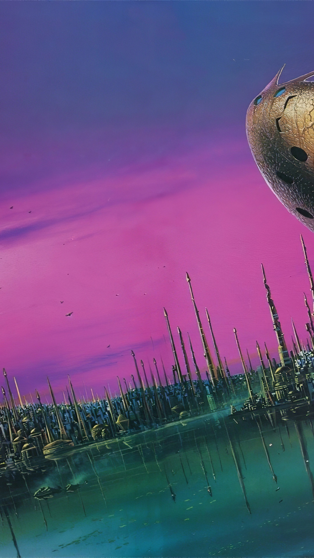 Обои Научная фантастика, арт, внеземная жизнь, артист, цифровое искусство в разрешении 1080x1920