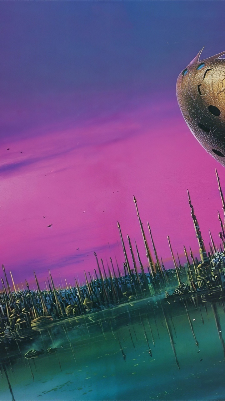 Обои Научная фантастика, арт, внеземная жизнь, артист, цифровое искусство в разрешении 720x1280