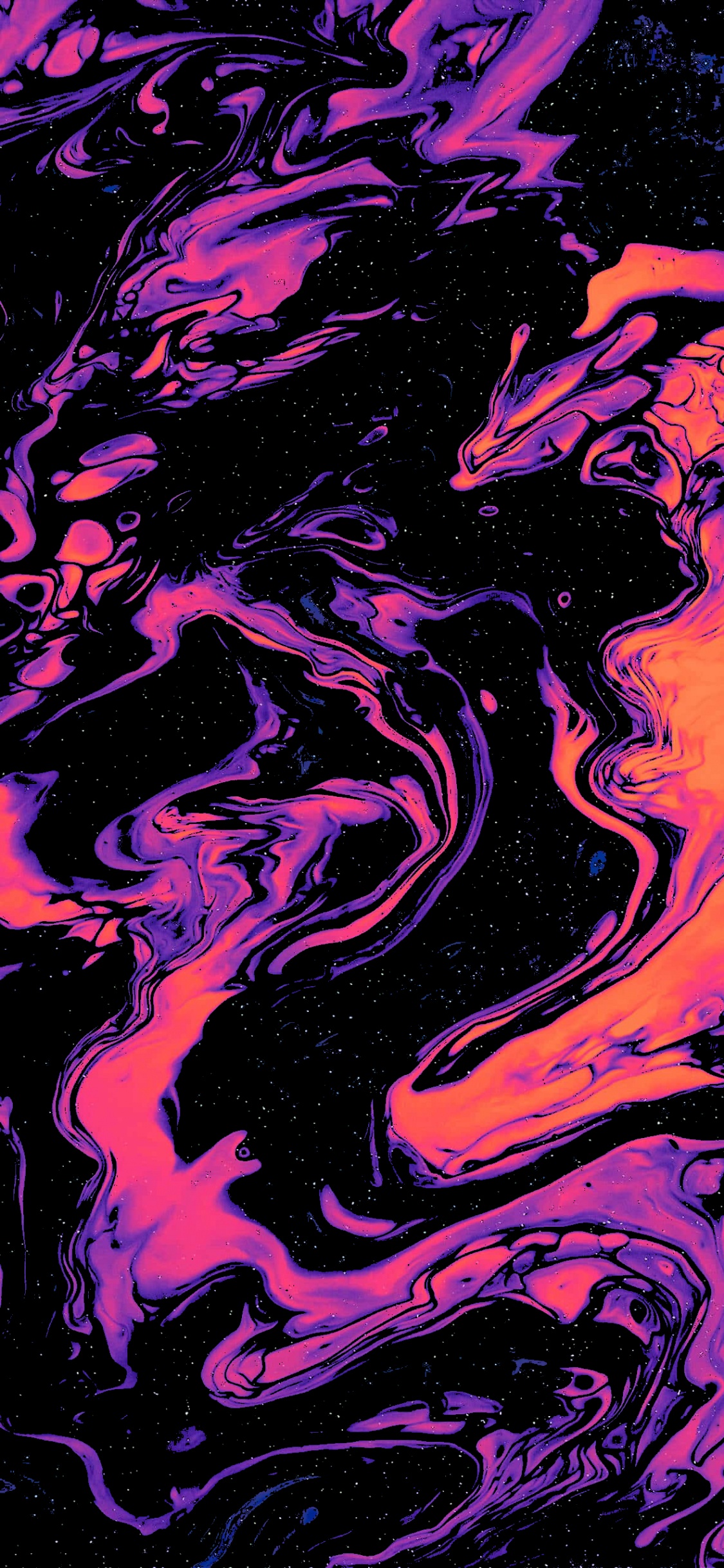 Обои живопись, кактус джек записи, арт, жидкий, художественная краска в разрешении 1125x2436