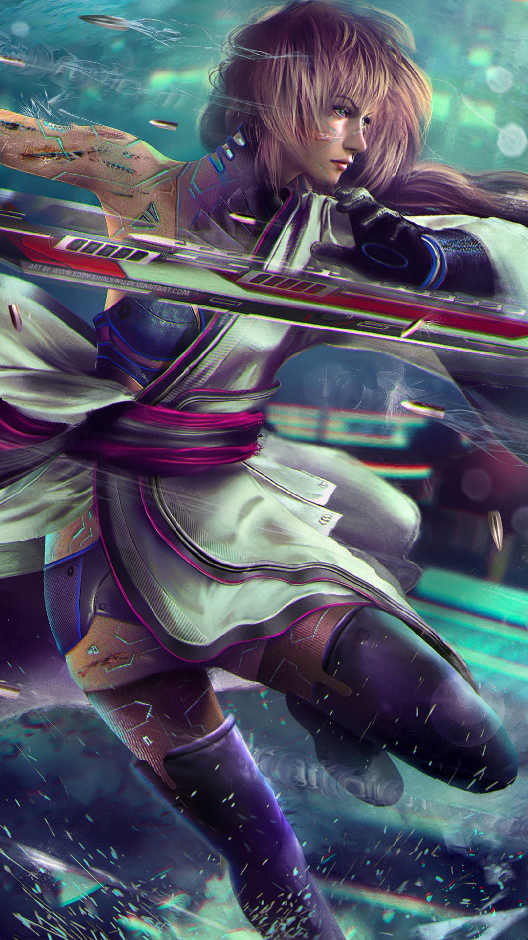 Обои final fantasy xiii, молния, Киберпанк 2077, final fantasy xv, Тифа Локхарт в разрешении 1080x1920