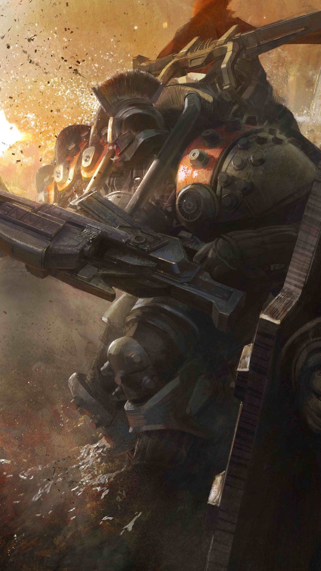 Обои destiny 2, bungie, концепт арт, арт, шутер в разрешении 1080x1920