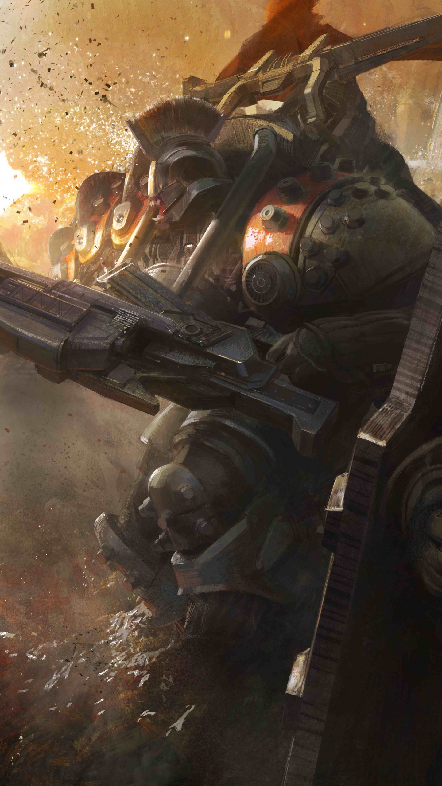 Обои destiny 2, bungie, концепт арт, арт, шутер в разрешении 1440x2560