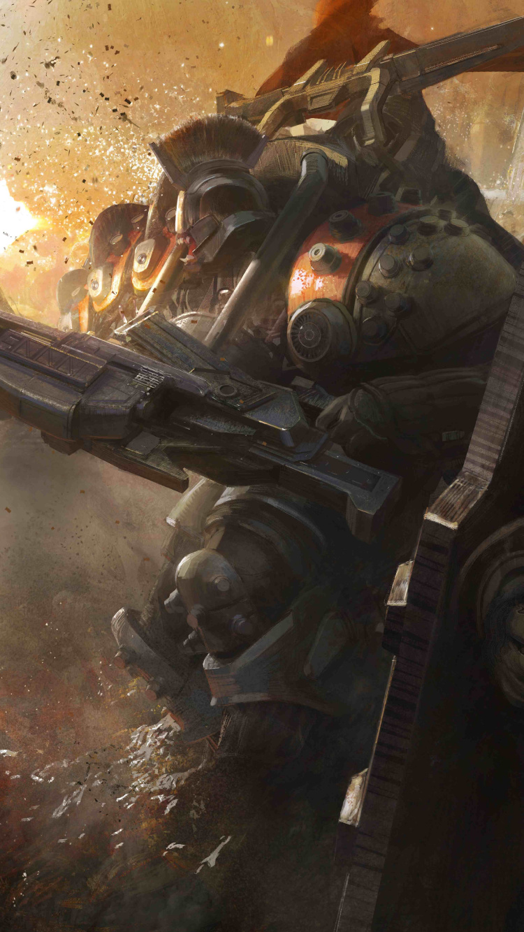 Обои destiny 2, bungie, концепт арт, арт, шутер в разрешении 750x1334