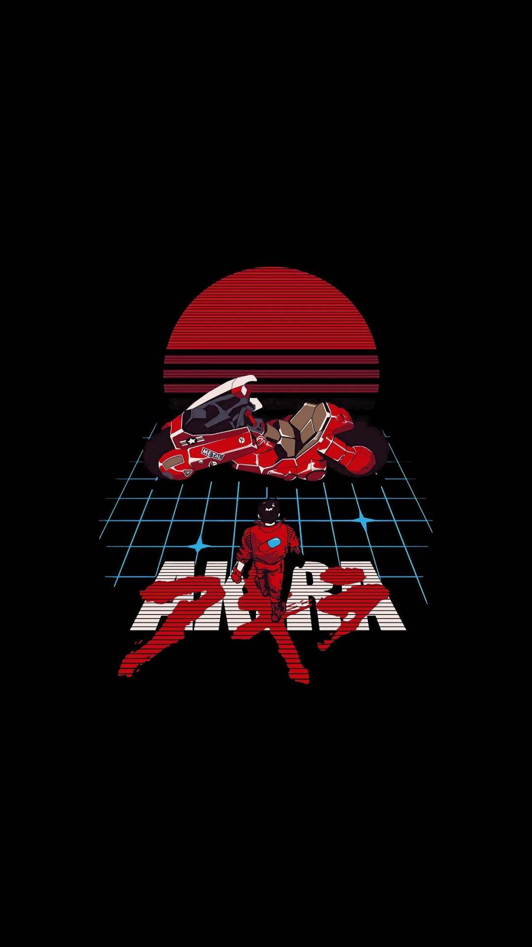 Обои темнота, футболка, красный цвет, кармин, игрушка в разрешении 1080x1920