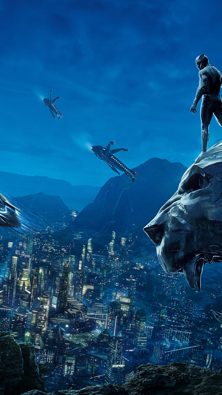 Обои Черная пантера, Бакки Барнс, Сюри, Ваканда, супергерой в разрешении 750x1334