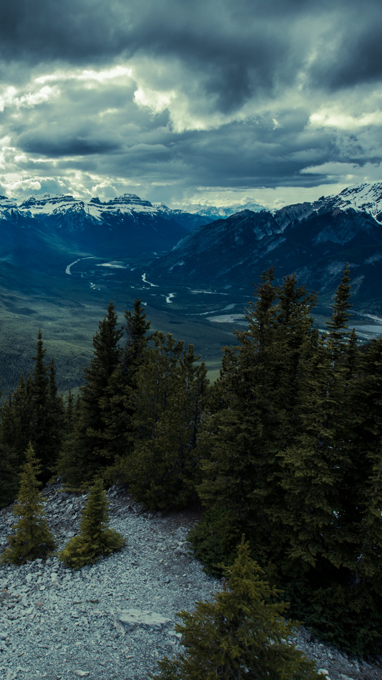 Обои банфф, горный рельеф, гора, природа, дикая местность в разрешении 750x1334