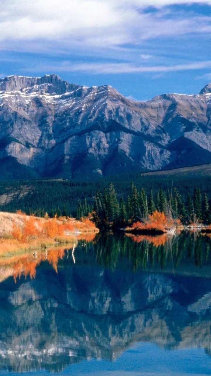 Обои Джаспер Альберта, Джаспер, Озеро Талбот, парк, национальный парк в разрешении 720x1280