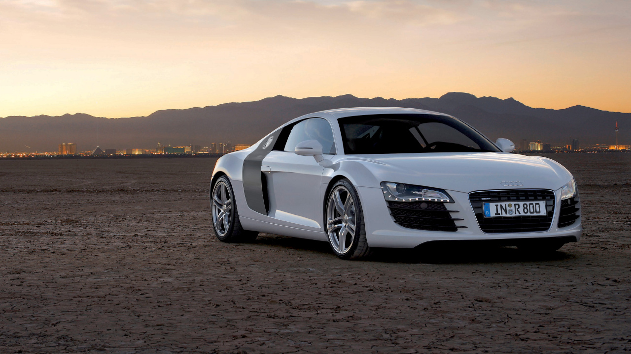 Обои спорткар, audi, авто, audi r8, спортивный автомобиль в разрешении 1280x720