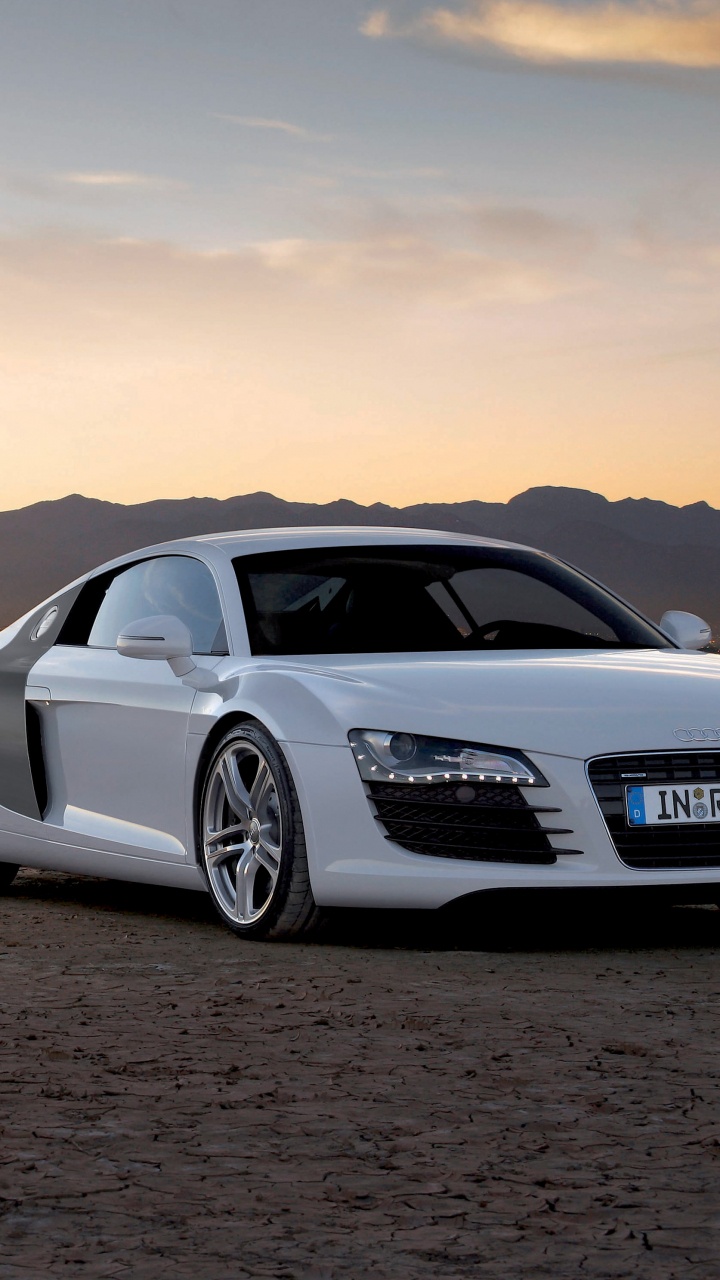 Обои спорткар, audi, авто, audi r8, спортивный автомобиль в разрешении 720x1280