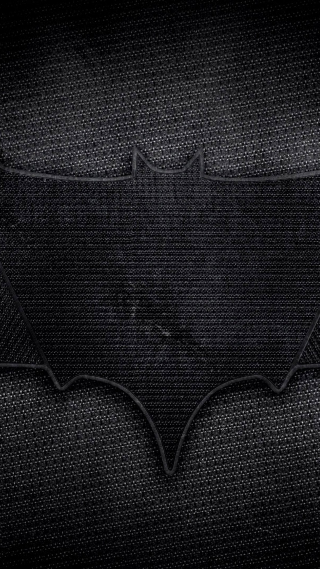 Обои Бэтмен, лого, темнота, Бэткостюм, крупный план в разрешении 1080x1920