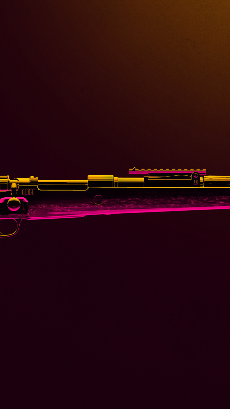 Обои PUBG, PLAYERUNKNOWN'S BATTLEGROUNDS, карабин 98к, очки, электронное устройство в разрешении 750x1334