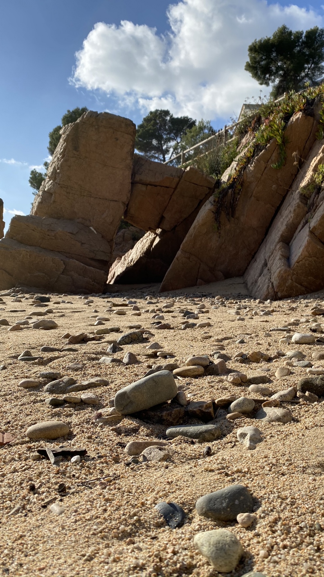 Обои обнажение, рок, коренная порода, формирование, геология в разрешении 1080x1920