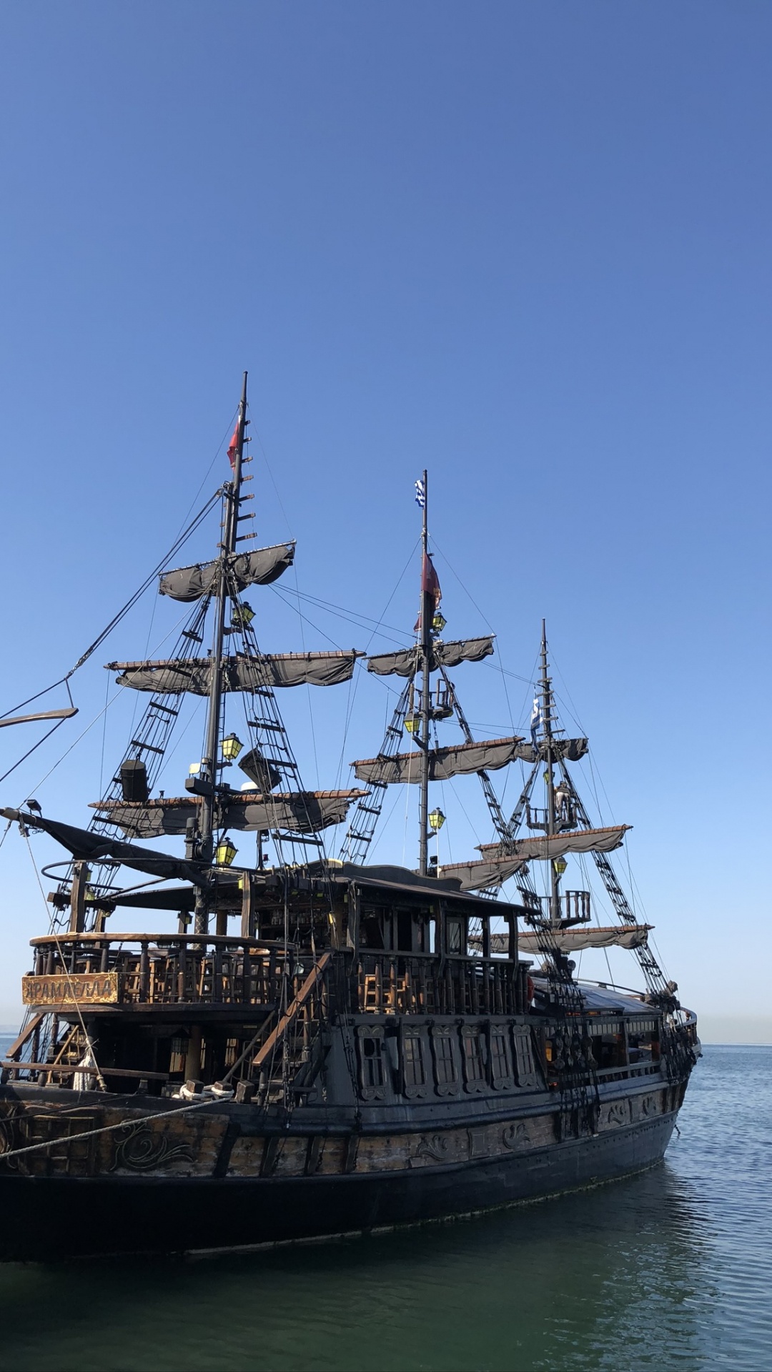 Обои ост индийского корабля, Бриг, судно, вода, лодка в разрешении 1080x1920