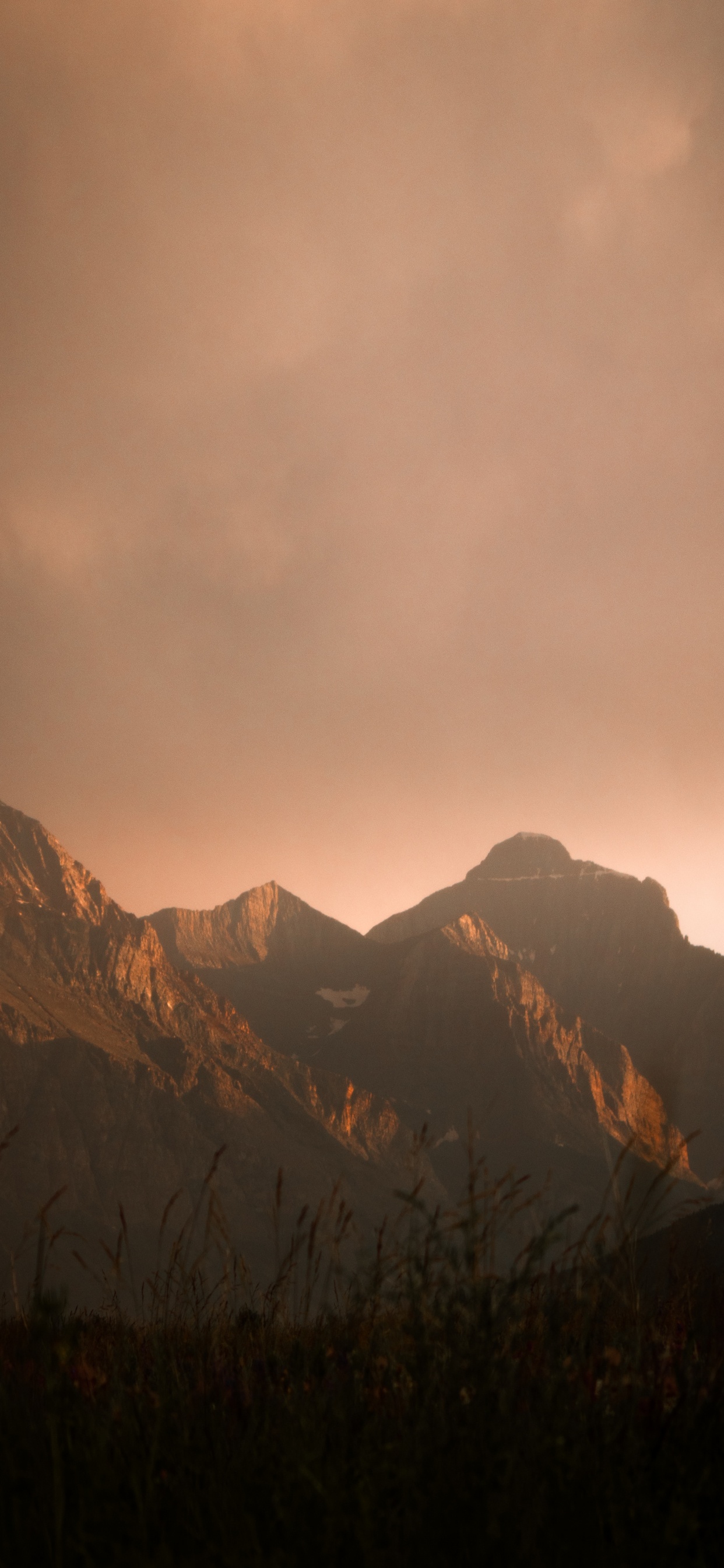 Обои горный хребет, гора, нагорье, горный рельеф, природа в разрешении 1242x2688