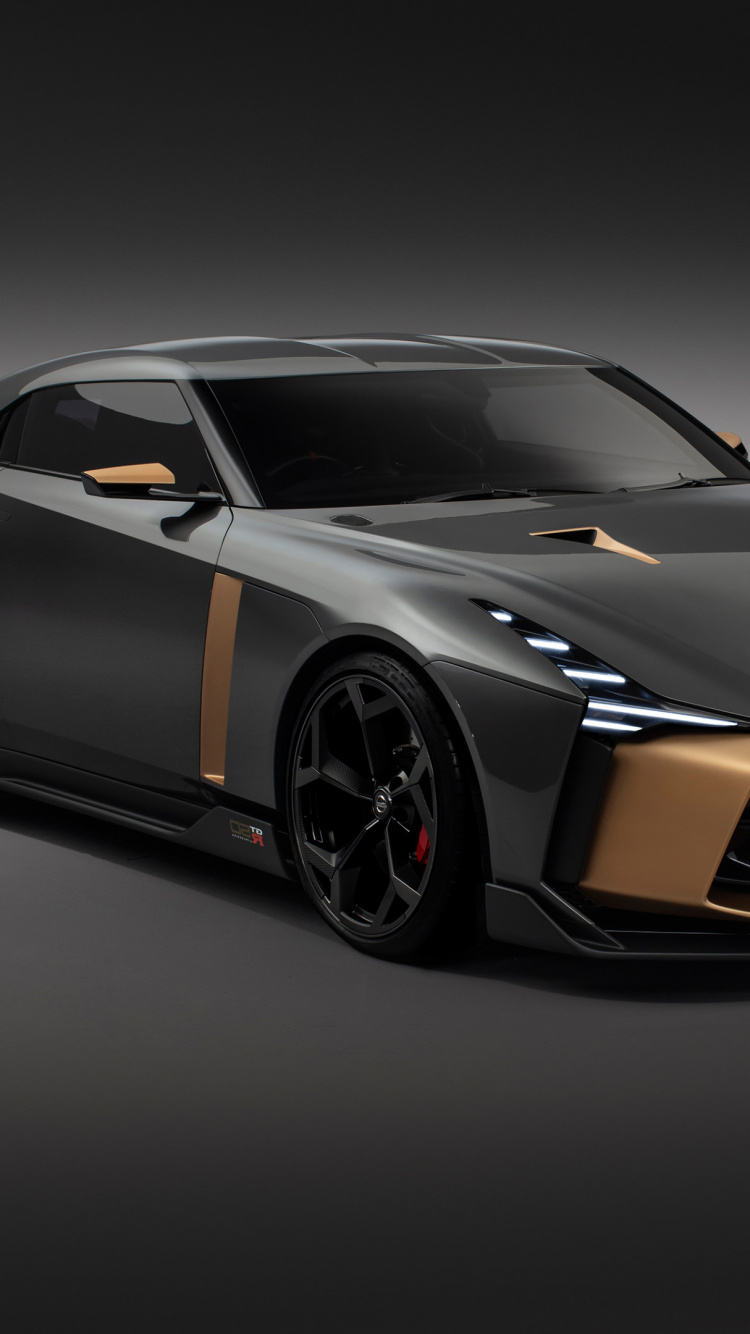 Обои nissan gt r, компактный автомобиль, спорткар, авто, автомобиль концепции в разрешении 750x1334