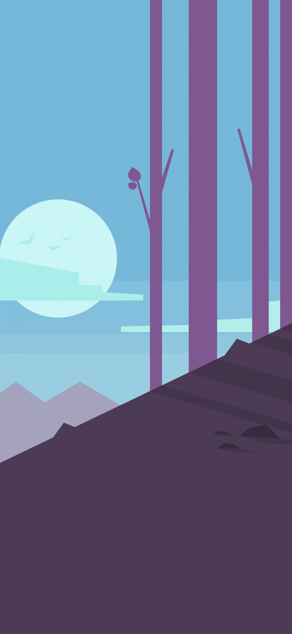 Обои иллюстрация, мультфильм, архитектура, ньюйоркец, 2020 в разрешении 1125x2436