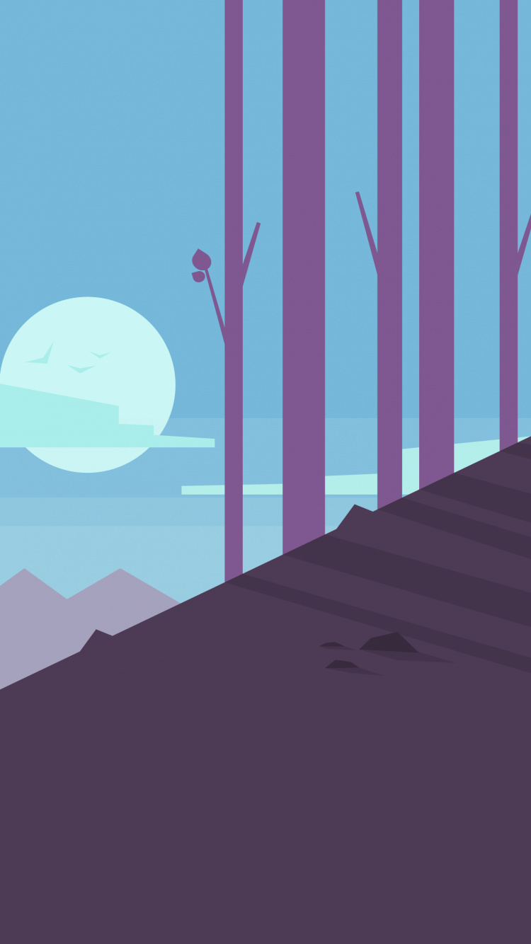 Обои иллюстрация, мультфильм, архитектура, ньюйоркец, 2020 в разрешении 750x1334