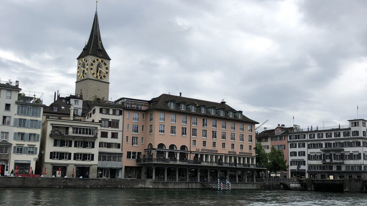 Обои Zrich, путешествие, водный путь, город, городок в разрешении 1280x720