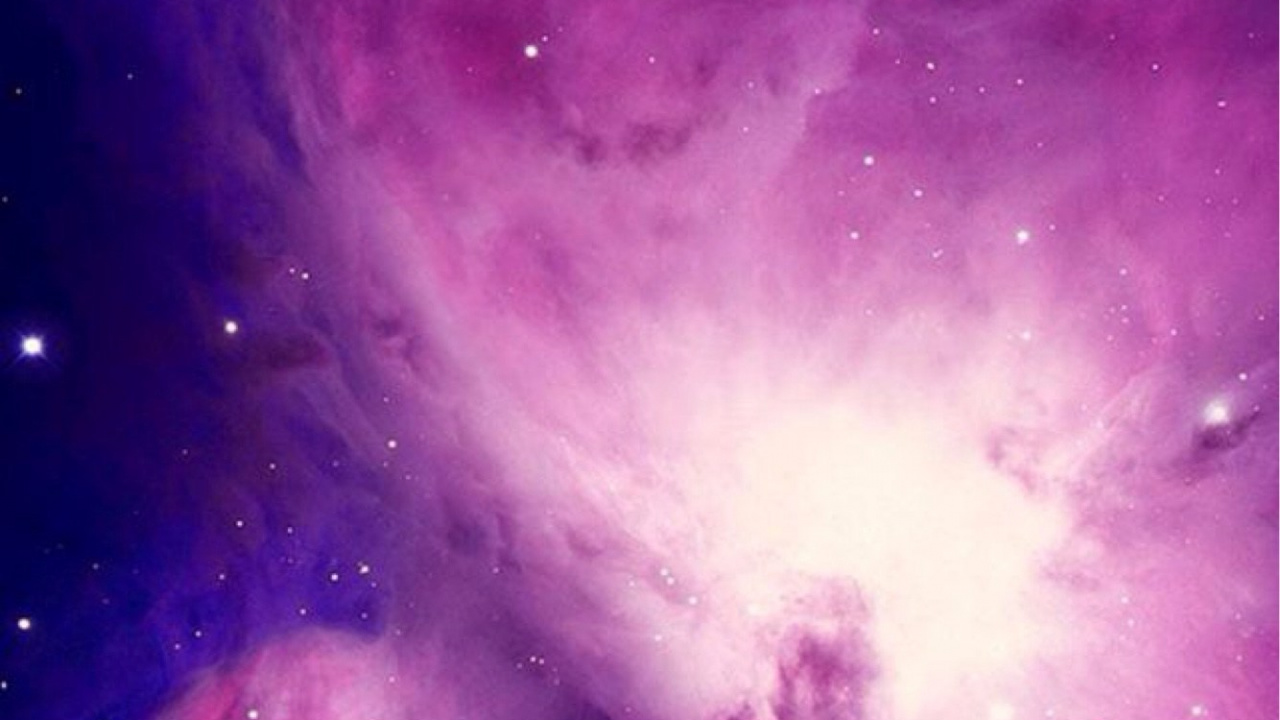 Обои туманность, космическое пространство, пурпур, Фиолетовый, Галактика в разрешении 1280x720