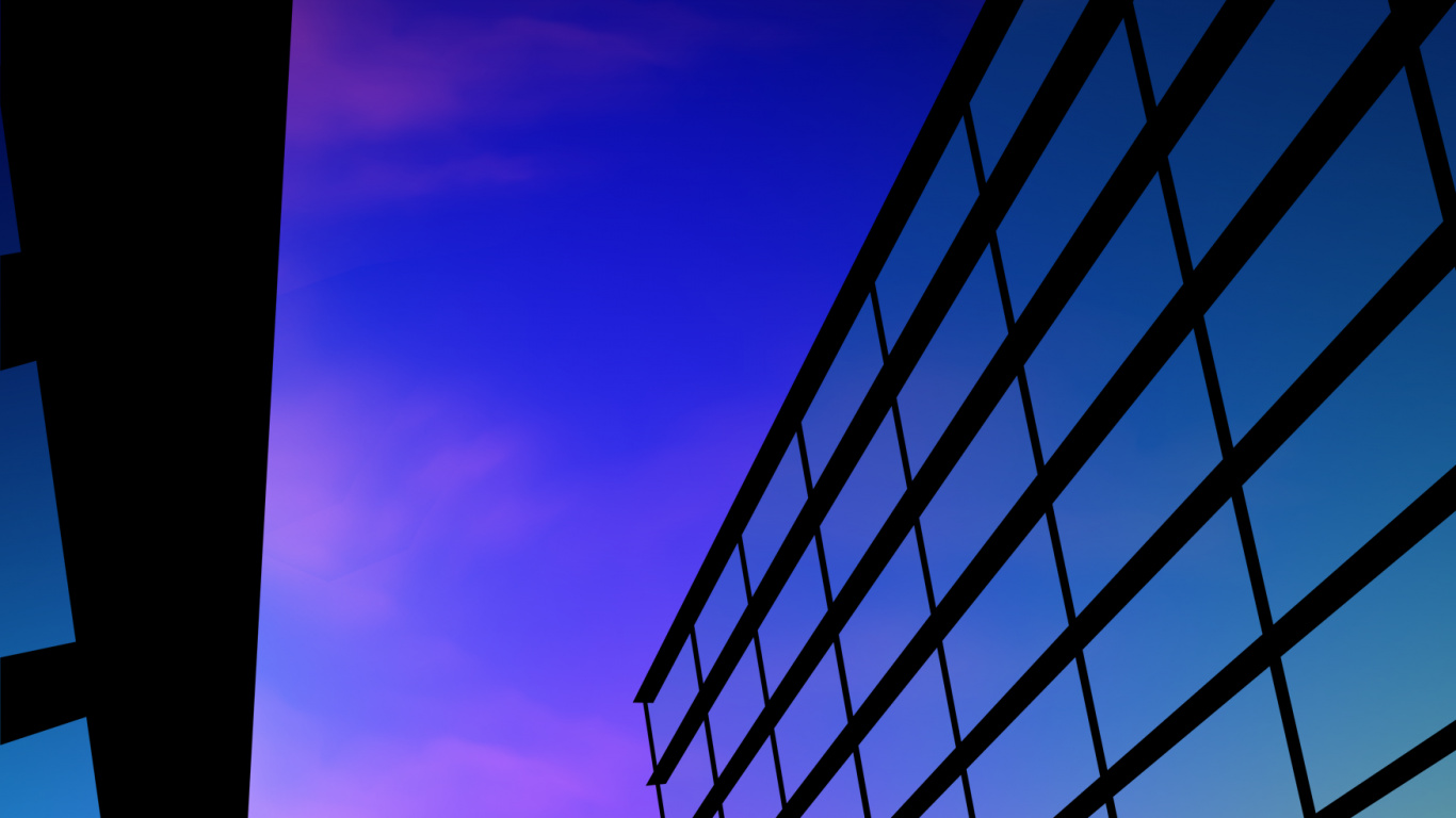 Обои красочность, пурпур, прямоугольник, облако, сумрак в разрешении 1366x768