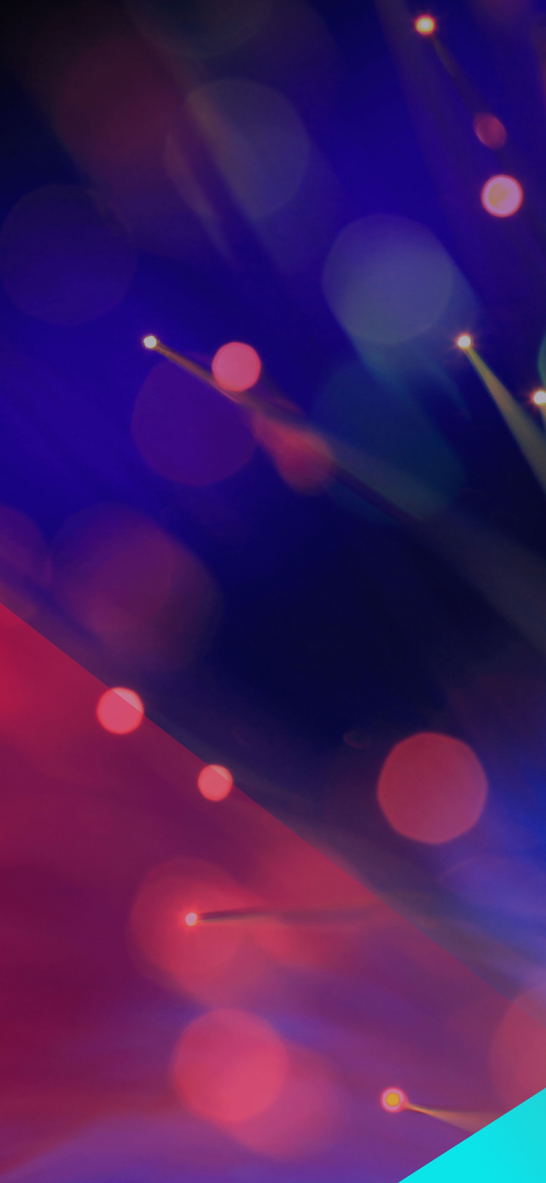 Обои космос, Визуальный эффект освещения, технологии, свет, синий в разрешении 1125x2436