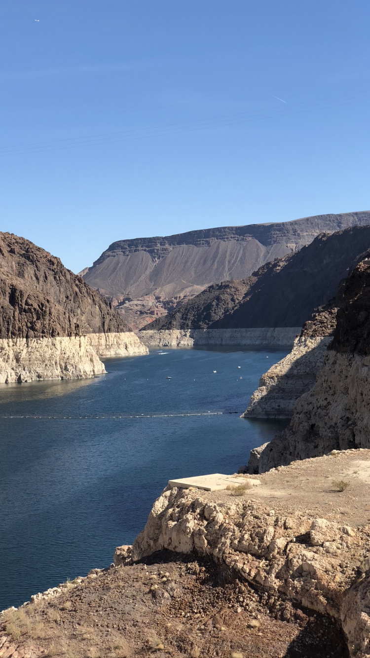 Обои дикая местность, каньон антилопы, водоем, горный рельеф, гидроресурсы в разрешении 750x1334