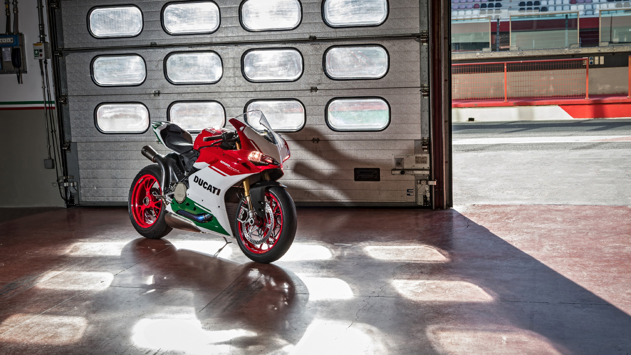 Обои дукати 1299, ducati, мотоцикл, чемпионат мира по супербайку, V-образный двигатель в разрешении 1280x720