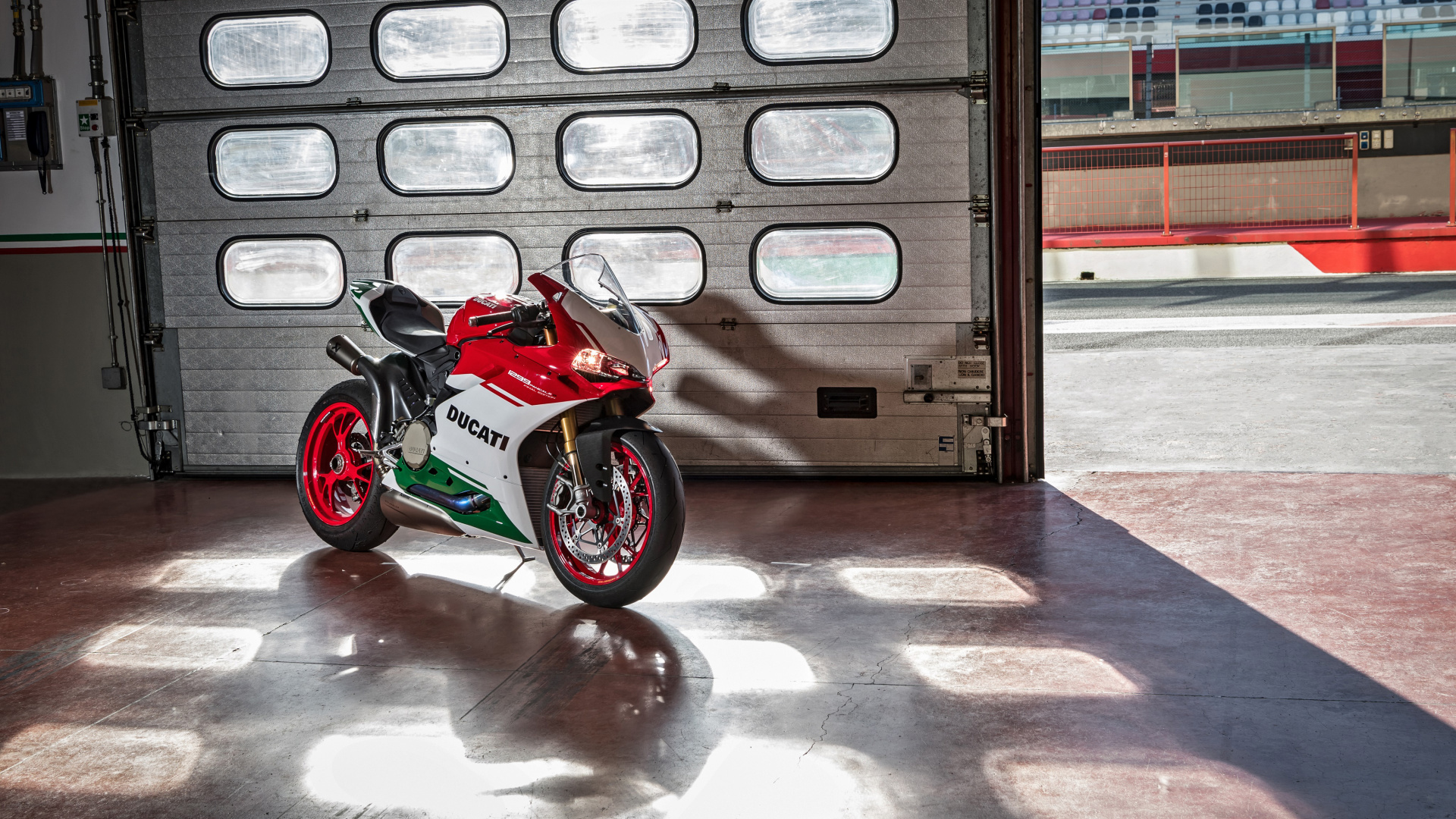 Обои дукати 1299, ducati, мотоцикл, чемпионат мира по супербайку, V-образный двигатель в разрешении 1920x1080