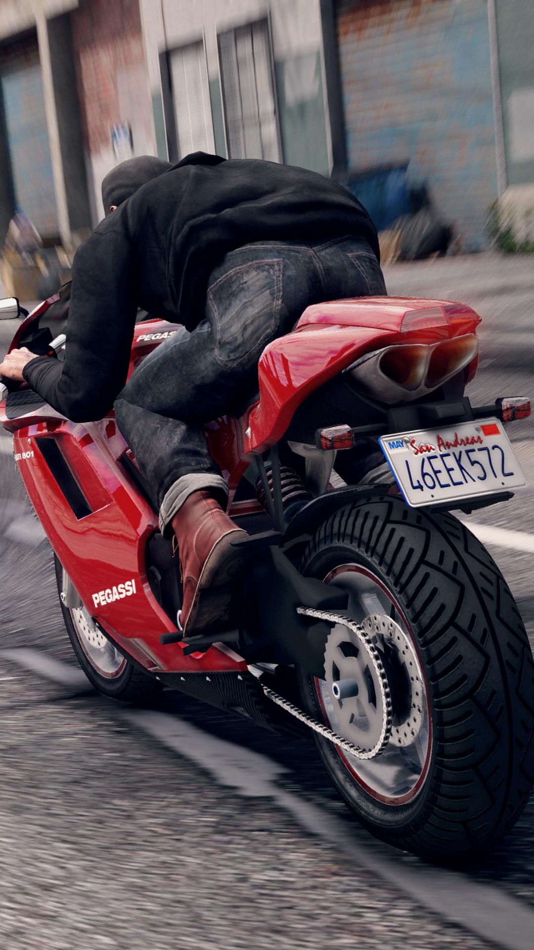 Обои grand theft auto v, grand theft auto iv, grand theft auto san andreas, модуль, мотоцикл в разрешении 1080x1920