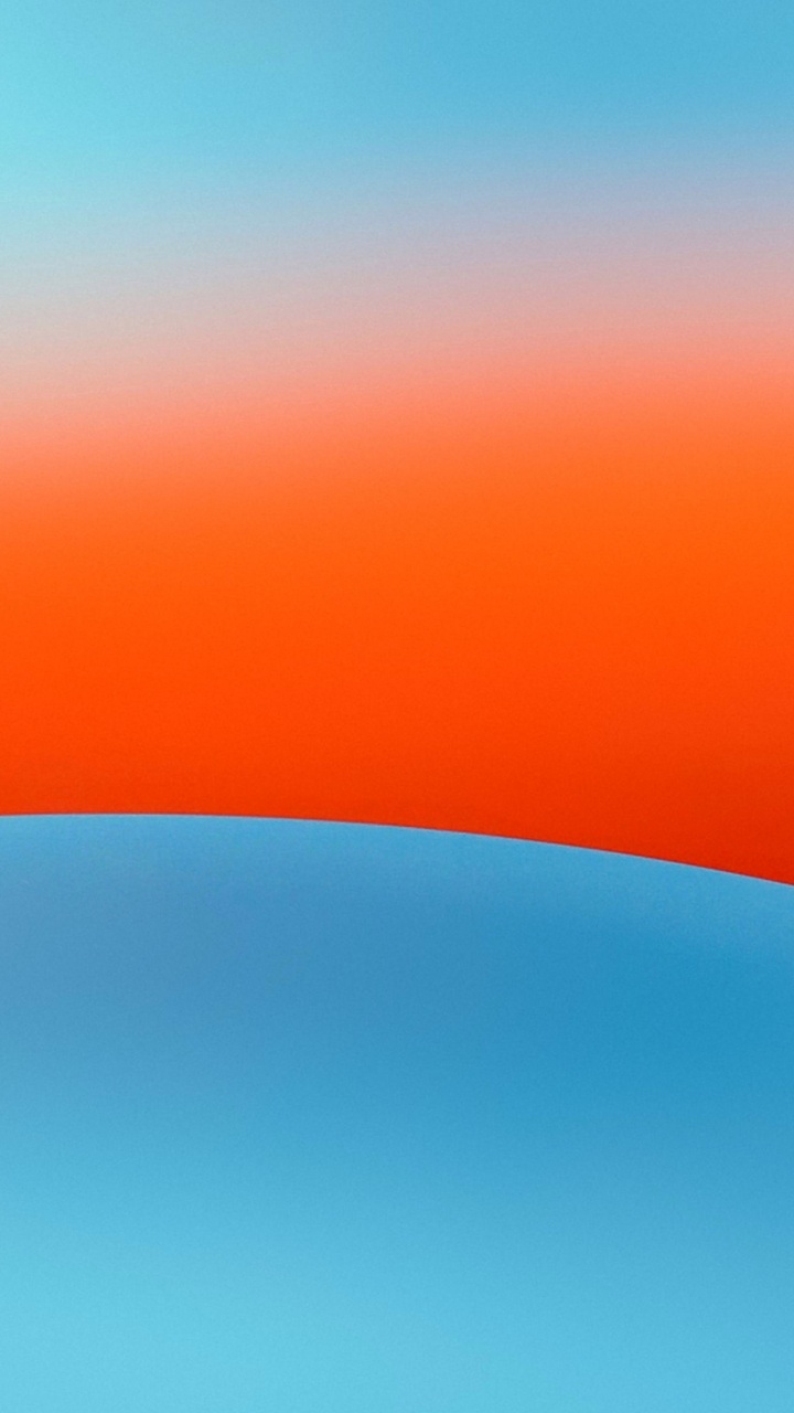 Обои атмосфера, синий, Оранжевый цвет, электрик, полутона и оттенки в разрешении 720x1280