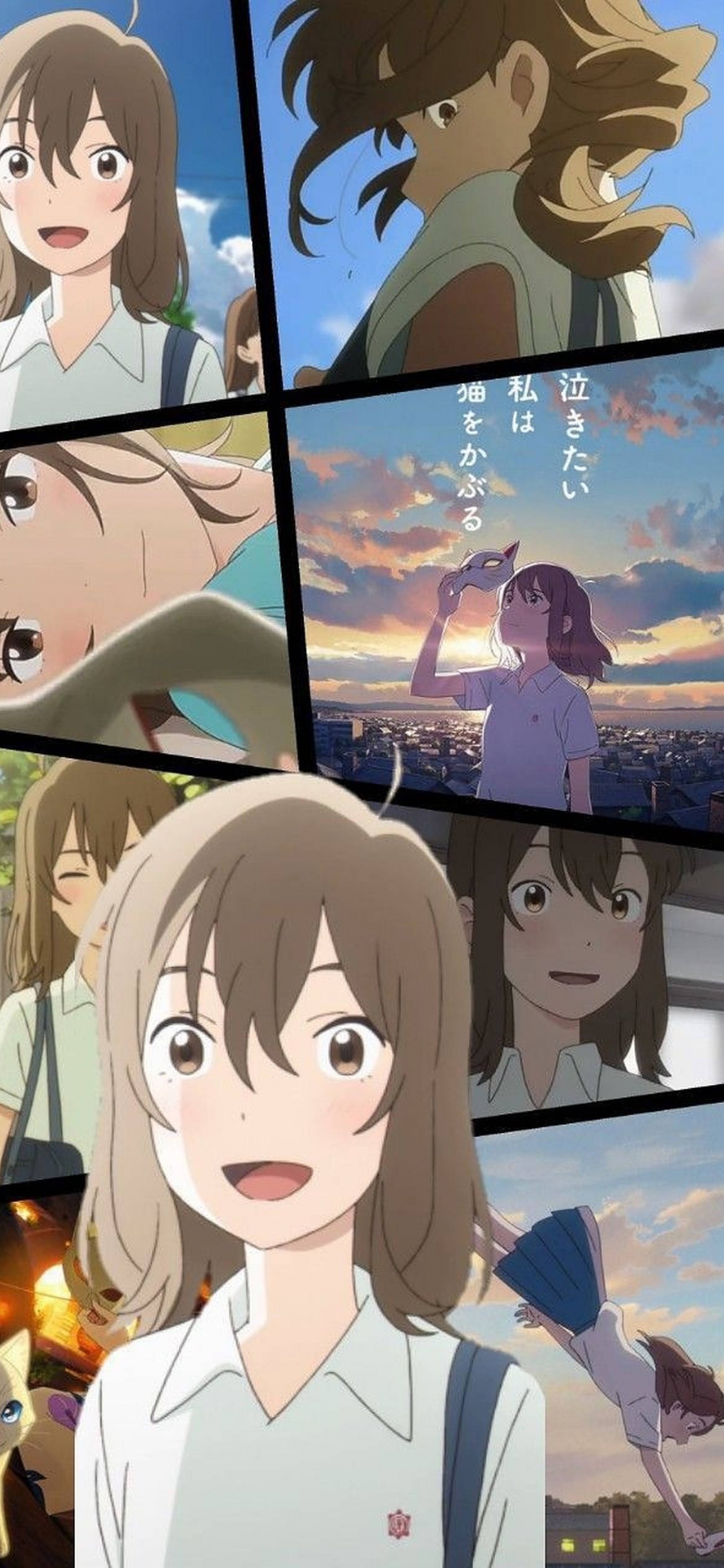 Обои аниме, Миё Сасаки, эстетика, идея, Нет Игры-Нет Жизни в разрешении 1125x2436