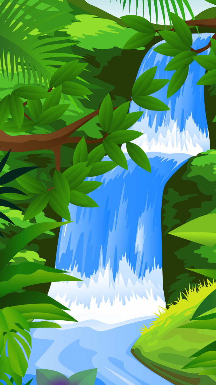 Обои красивый рисунок попугая, токо тукан, Бирюзовый попугай, Ара, иллюстрация в разрешении 750x1334