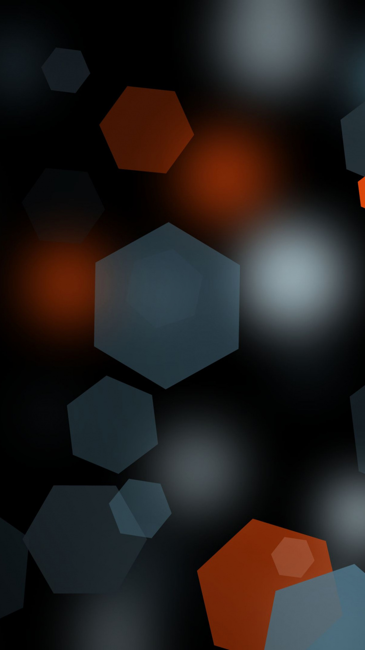 Обои шестиугольник, абстрактное искусство, узор, симметрия, дизайн в разрешении 750x1334