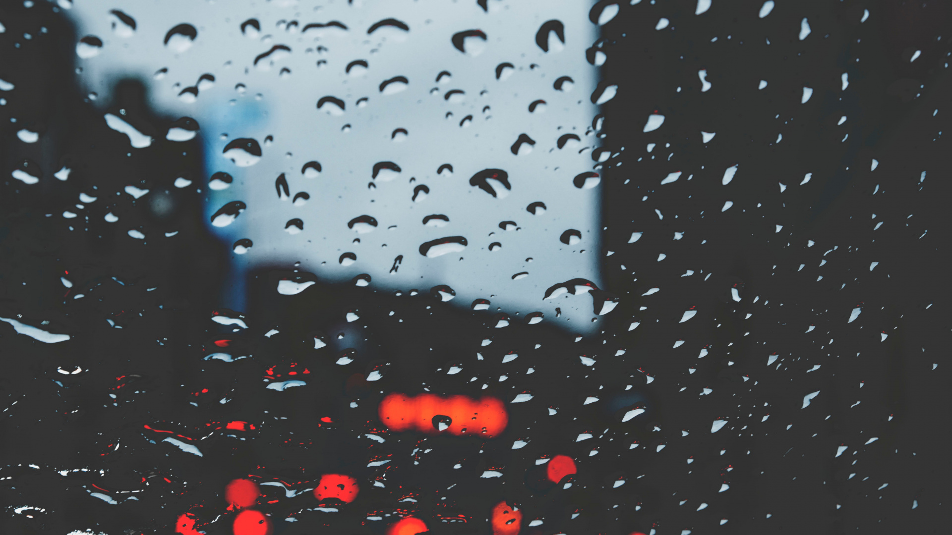 Обои дождь, вода, падение, мелкий дождь, осаждение в разрешении 1920x1080