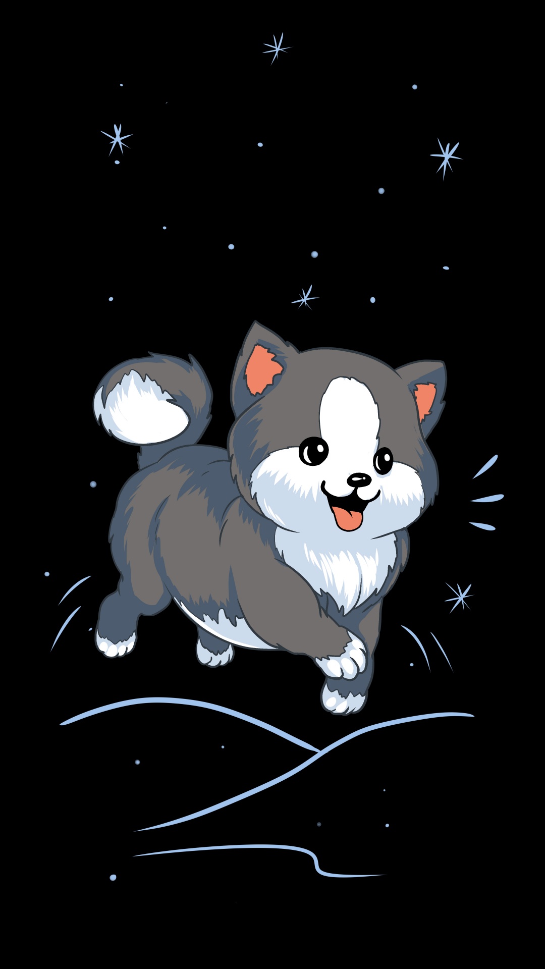 Обои кот, постер, датский дог, мультфильм, арт в разрешении 1080x1920