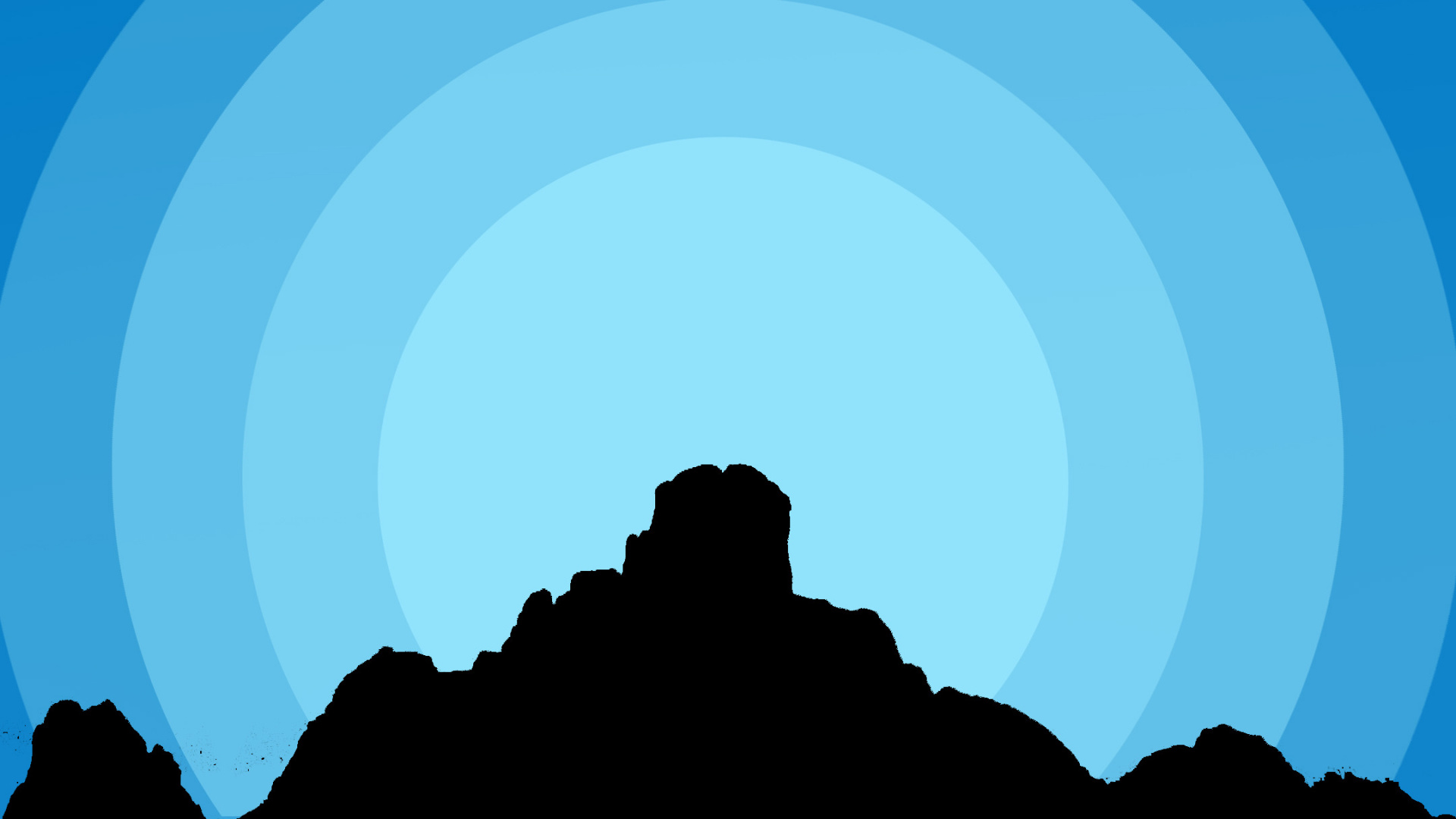 Обои облако, дерево, полутона и оттенки, горизонт, симметрия в разрешении 1920x1080