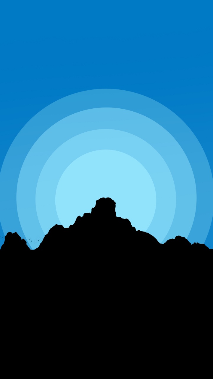 Обои облако, дерево, полутона и оттенки, горизонт, симметрия в разрешении 720x1280