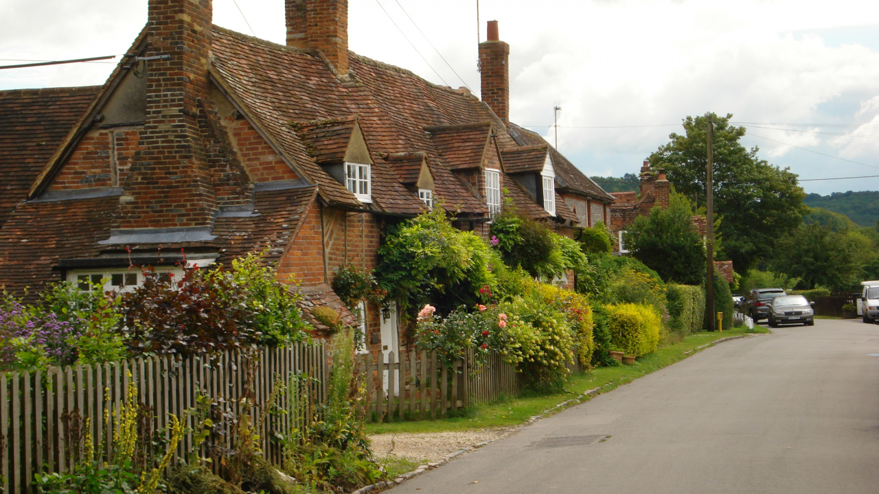 Обои Хаус, свойство, коттедж, жилой район, родина в разрешении 1280x720